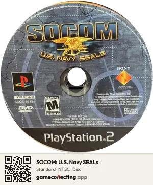 SOCOM: U.S. Navy SEALs PlayStation 2, NTSC disc