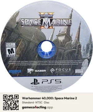 Warhammer 40,000: Space Marine 2 PlayStation 5, NTSC disc