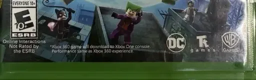 LEGO Batman: The Videogame, the ESRB box on its front