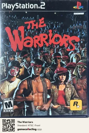 The Warriors PlayStation 2, NTSC box front