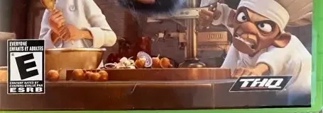 Disney/Pixar Ratatouille, the ESRB box on its front