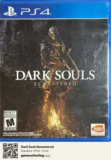 Dark Souls Remastered PlayStation 4, NTSC box front