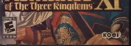 San Goku Shi 11, the ESRB box on its front