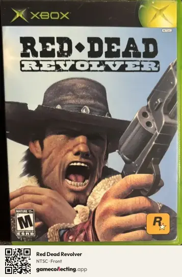 Red Dead Revolver Xbox, NTSC box front