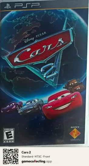 Cars 2 PlayStation Portable, NTSC box front