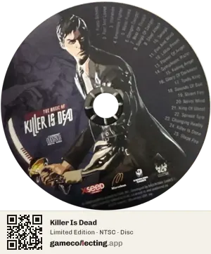 Killer Is Dead Xbox 360, NTSC disc