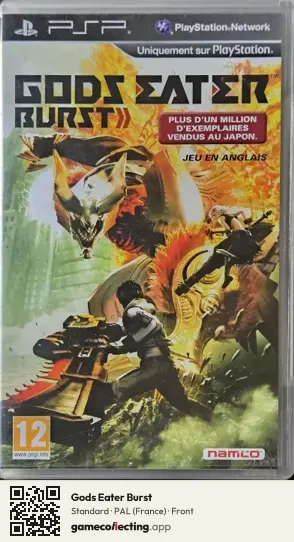 Gods Eater Burst PlayStation Portable, France box front