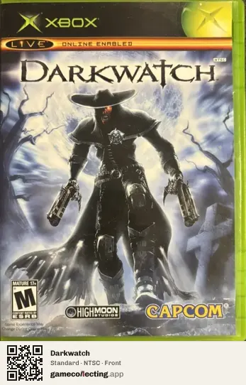 Darkwatch Xbox, NTSC box front