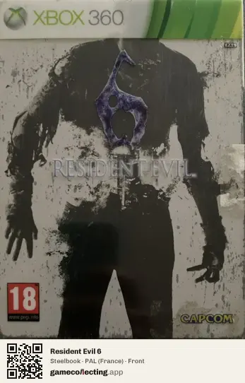 Resident Evil 6 Xbox 360, France box front