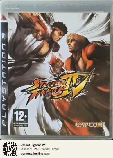 Street Fighter IV PlayStation 3, France box front