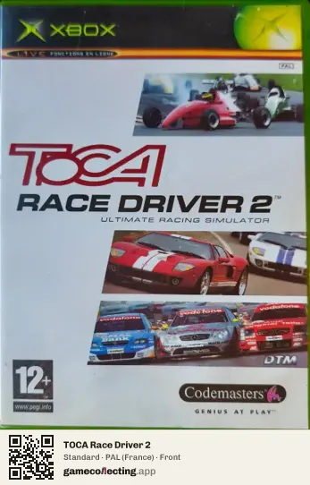 TOCA Race Driver 2 Xbox, France box front