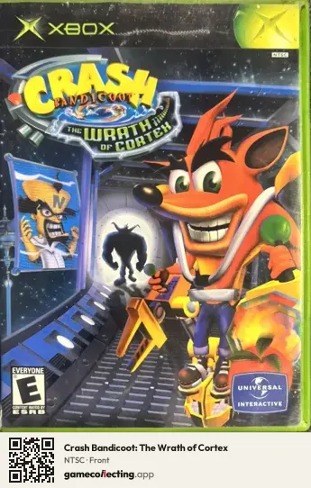 Crash Bandicoot: The Wrath of Cortex Xbox, NTSC box front