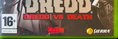 Judge Dredd: Dredd vs. Death, the PEGI square on its front