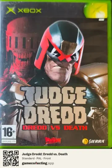 Judge Dredd: Dredd vs. Death Xbox, PAL box front