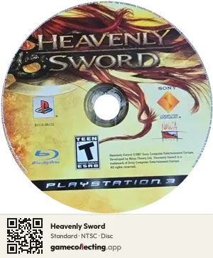 Heavenly Sword PlayStation 3, NTSC disc