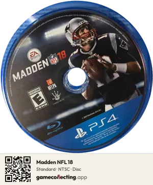 Madden NFL 18 PlayStation 4, NTSC disc