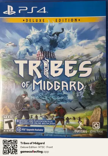 Tribes of Midgard PlayStation 4, NTSC box front
