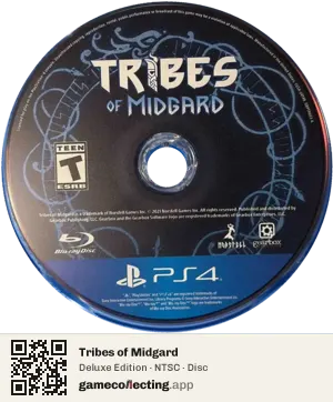 Tribes of Midgard PlayStation 4, NTSC disc