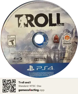Troll and I PlayStation 4, NTSC disc