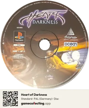 Heart of Darkness PlayStation, PAL disc