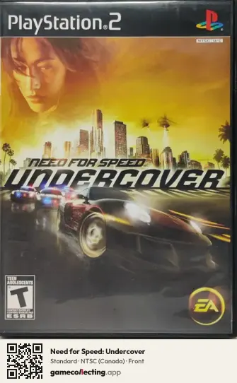 Need for Speed: Undercover PlayStation 2, Canada box front