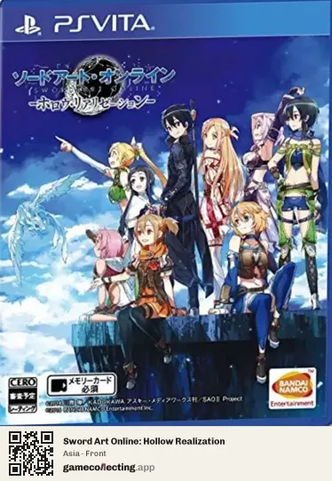 Sword Art Online: Hollow Realization PlayStation Vita, Asia box front