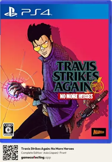 Travis Strikes Again: No More Heroes PlayStation 4, Asia box front