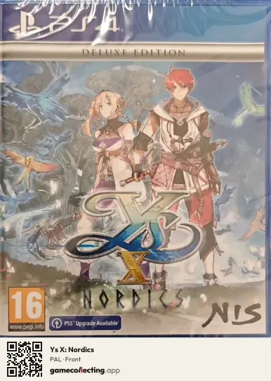 Ys X: Nordics PlayStation 4, PAL box front