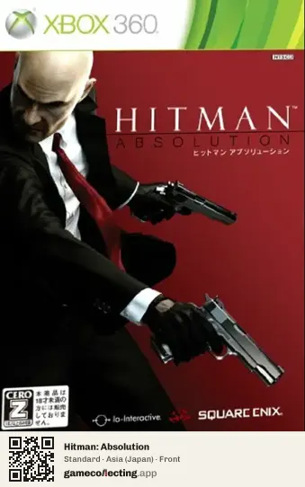 Hitman: Absolution Xbox 360, Asia box front