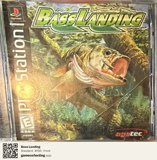 Bass Landing PlayStation, NTSC box front