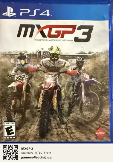 MXGP 3 PlayStation 4, NTSC box front