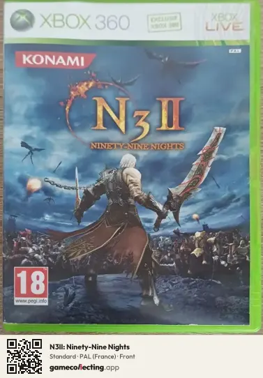 N3II: Ninety-Nine Nights Xbox 360, France box front