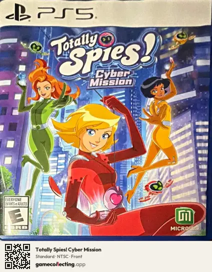 Totally Spies! Cyber Mission PlayStation 5, NTSC box front