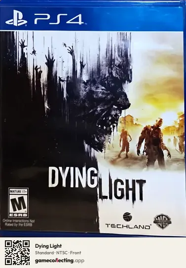 Dying Light PlayStation 4, NTSC box front