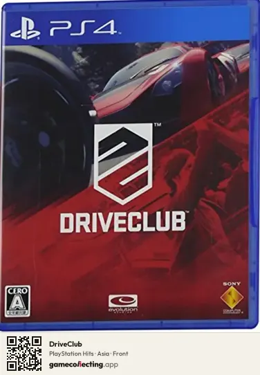 DriveClub PlayStation 4, Asia box front