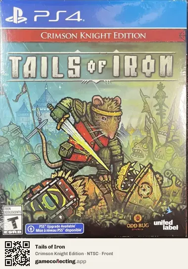 Tails of Iron PlayStation 4, NTSC box front