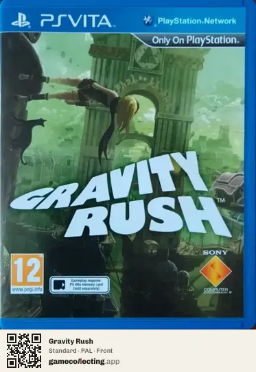 Gravity Rush PlayStation Vita, PAL box front
