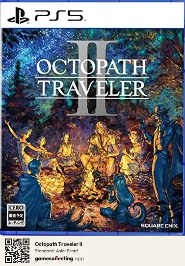 Octopath Traveler II PlayStation 5, Asia box front