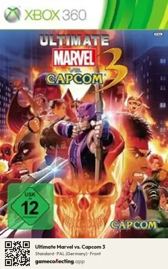 Ultimate Marvel vs. Capcom 3 Xbox 360, Germany box front