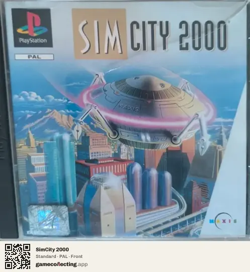 SimCity 2000 PlayStation, PAL box front