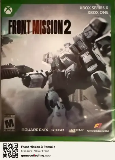 Front Mission 2: Remake Xbox Series X, NTSC box front