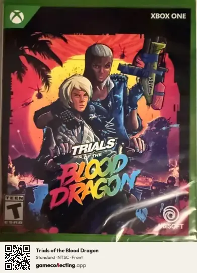 Trials of the Blood Dragon Xbox One, NTSC box front