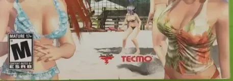 Dead or Alive Xtreme 2, the ESRB box on its front