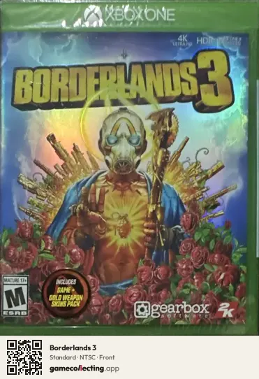 Borderlands 3 Xbox One, NTSC box front