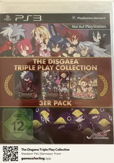 The Disgaea Triple Play Collection PlayStation 3, Germany box front