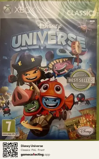 Disney Universe Xbox 360, PAL box front