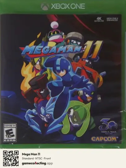 Mega Man 11 Xbox One, NTSC box front