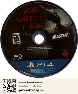 Home Sweet Home PlayStation 4, NTSC disc