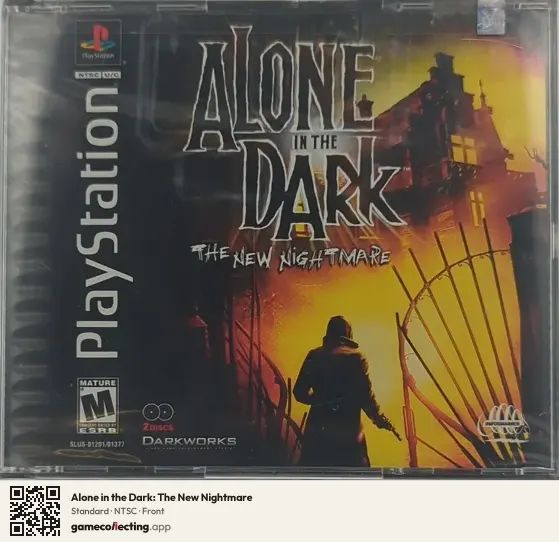 Alone in the Dark: The New Nightmare PlayStation, NTSC box front
