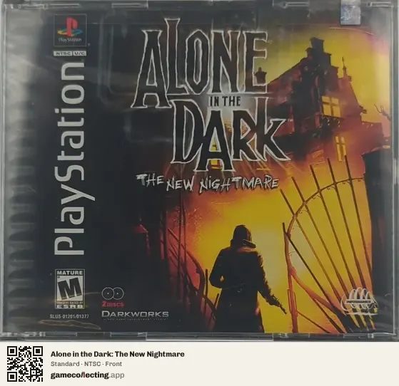 Alone in the Dark: The New Nightmare PlayStation, NTSC box front